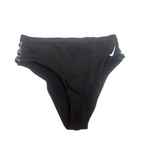 Nike Swim Sneakerkini High Waist Cheeky Bikini Bottom SZ L
